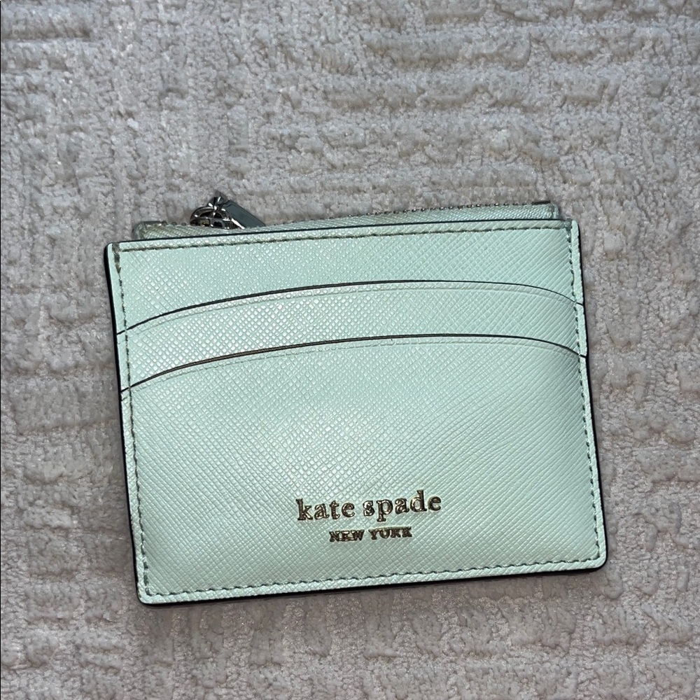 Kate Spade Mint Green Card Holder